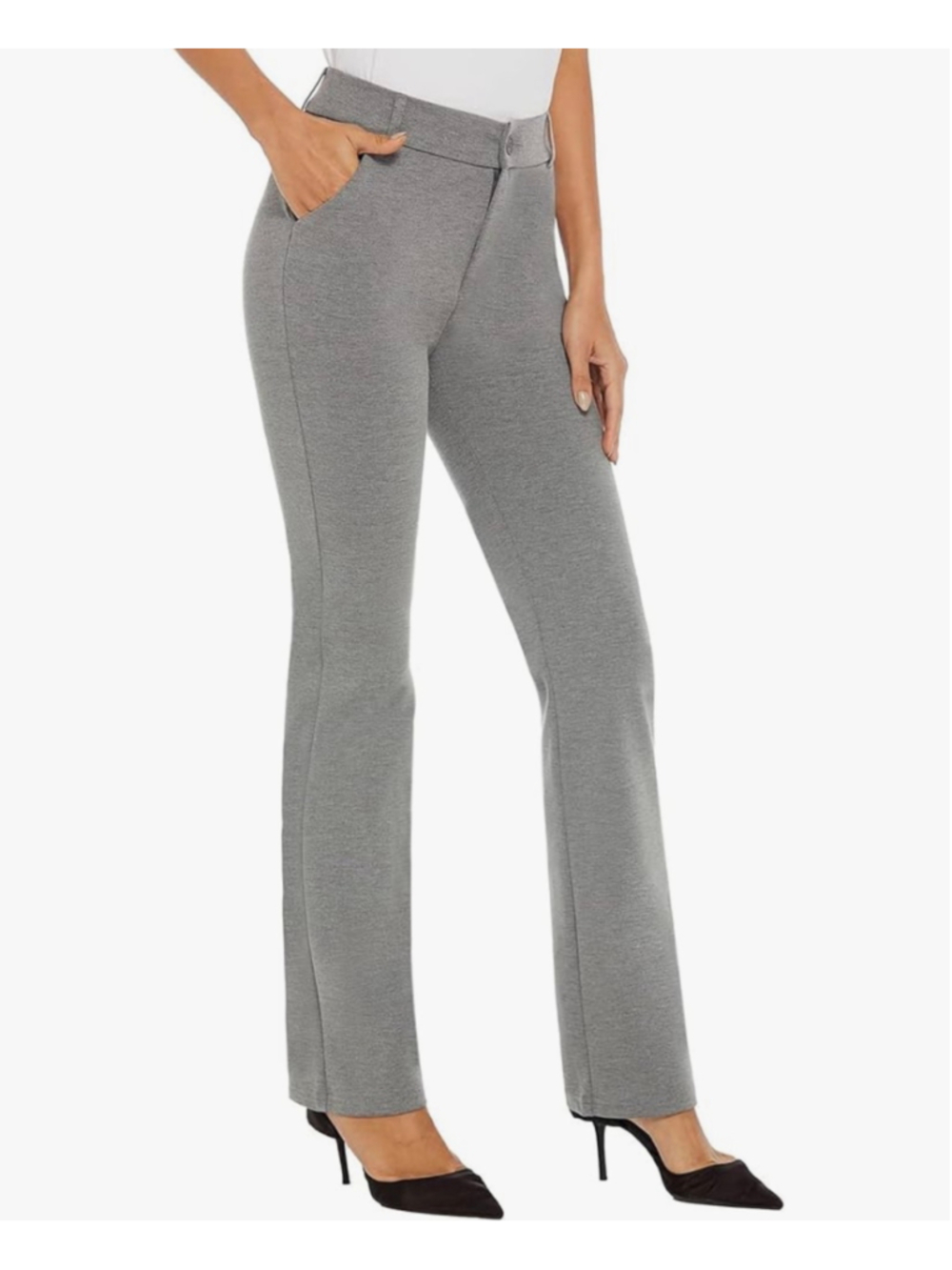 NEW Career Slacks Ease into Comfort Barely Bootcut Stretch Dress Pants 6/32 Tall